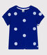 Kurzärmliges Kinder-T-Shirt aus Baumwolle-Leinen für Mädchen