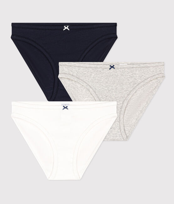 3er-Set-Slips aus Baumwolle für Damen variante 1