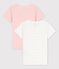 2er-Set kurzärmelige T-Shirts aus Bio-Baumwolle mit Mini-Sternchen für Mädchen variante 1