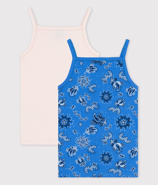 2er-Set Bandana-Spaghetti-Tops aus Bio-Baumwolle für Mädchen variante 1