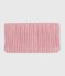 Baby-Schlauchschal aus Strick mit Fleece-Futter rosa CHARME