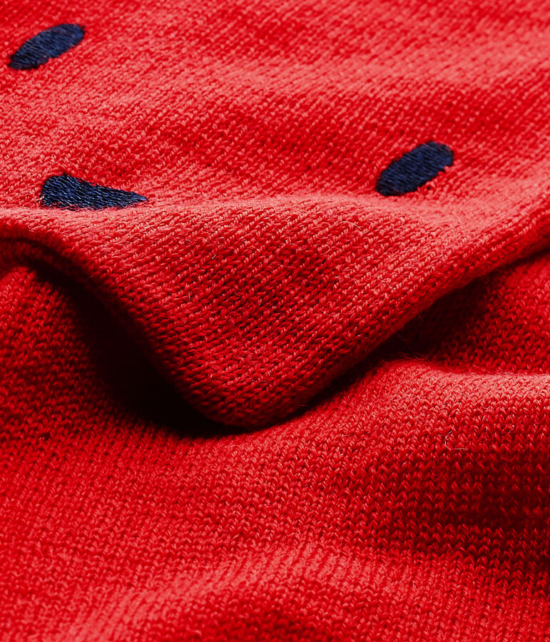 Unisex Baby Schal rot