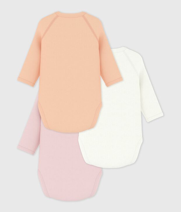 Set lang&auml;rmeliger Wickelbodys aus bedruckter Baumwolle vielfarbig