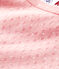 Fantasievolles Damen-Trägershirt rosa CHARME/weiss ECUME