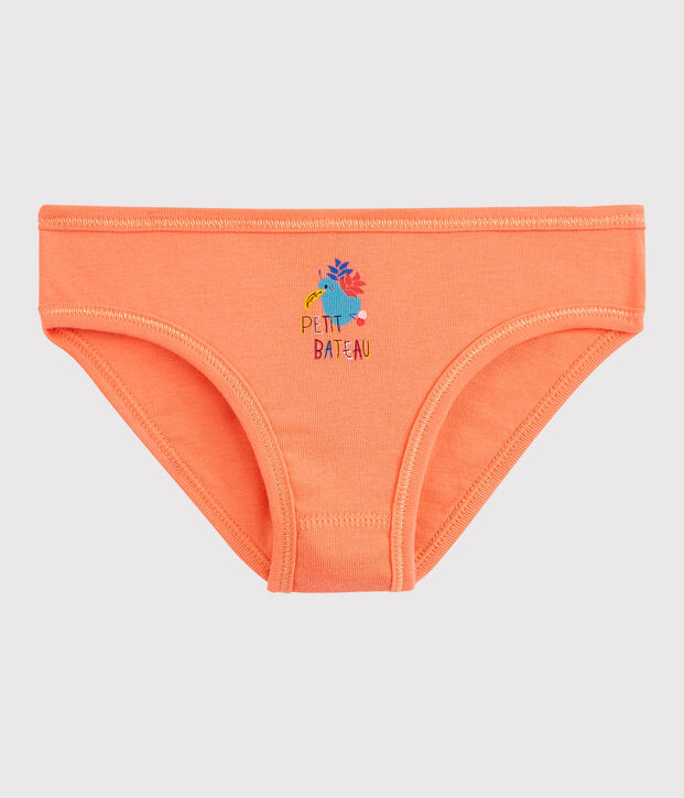 Baumwollh&ouml;schen f&uuml;r kleine M&auml;dchen orange