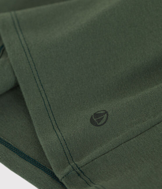 Damen-T-Shirt L’ICONIQUE aus Baumwolle mit Mäusezähnchen grün AVORIAZ