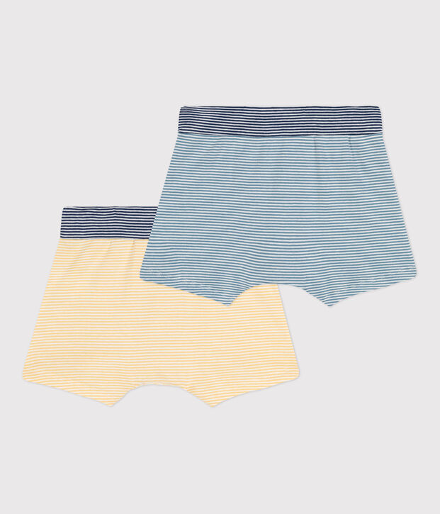 2er-Set Boxershorts aus Baumwolle mit Ringelstreifen f&uuml;r Jungen vielfarbig