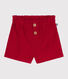 Baby-Shorts aus einfarbigem Fein-Cord