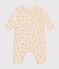 Langer Baby-Overall aus Molton weiss AVALANCHE/ MULTICO