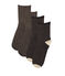 Set Wadensocken für Damen schwarz NOIR/gelb OR