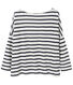 Damen-Streifenshirt aus Leinen