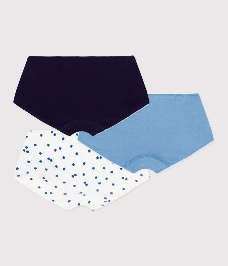 Set Kinder-Shortys aus Baumwolle mit Apfelmotiv vielfarbig