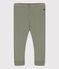 Einfarbige Baby-Leggings aus Baumwolle grün MARECAGE