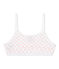 Bedrucktes Mädchen-Bustier weiss ECUME/rosa VENUS/ MULTICO
