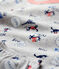 Kinderpyjama aus Bio-Baumwolle mit Paris-Print für Jungen grau BELUGA/weiss MULTICO