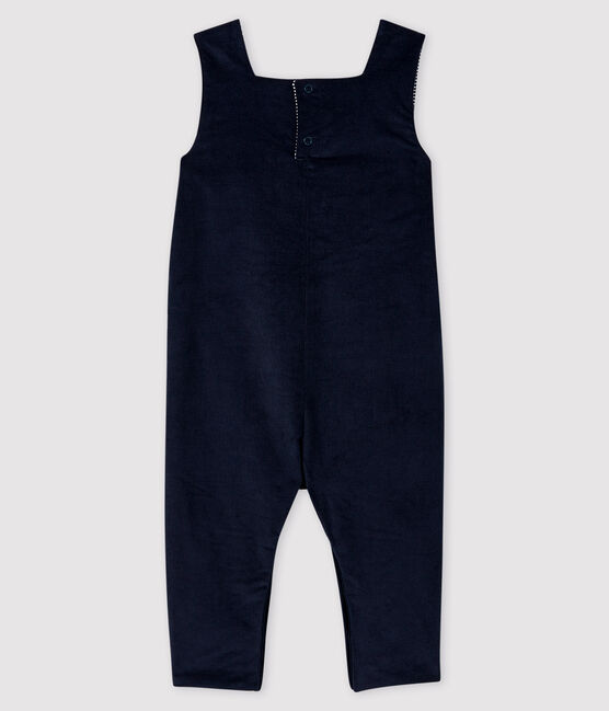 Langer Baby-Overall für Jungen blau SMOKING