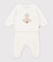 Baby-Set aus Strick mit Jacquardmuster MILK