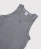 Tanktop aus Baumwolle für Damen blau SMOKING/weiss MARSHMALLOW