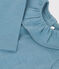 Langärmelige Babybluse aus leichtem Jersey blau ROVER