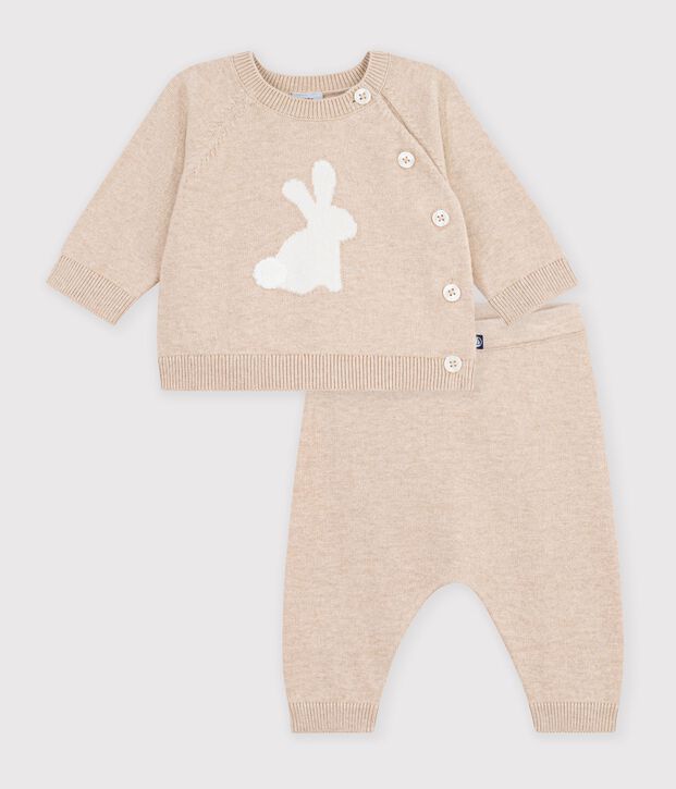 Baby-Set aus Strick mit Jacquardmuster PAIN