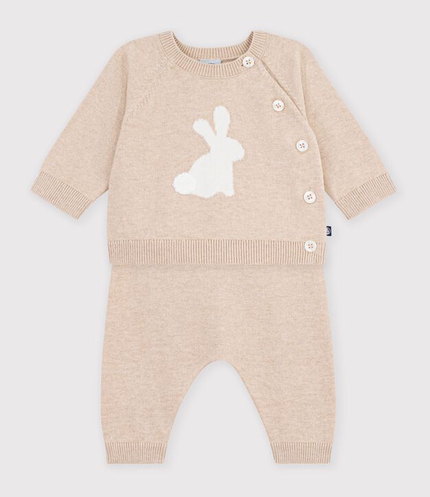 Baby-Set aus Strick mit Jacquardmuster PAIN