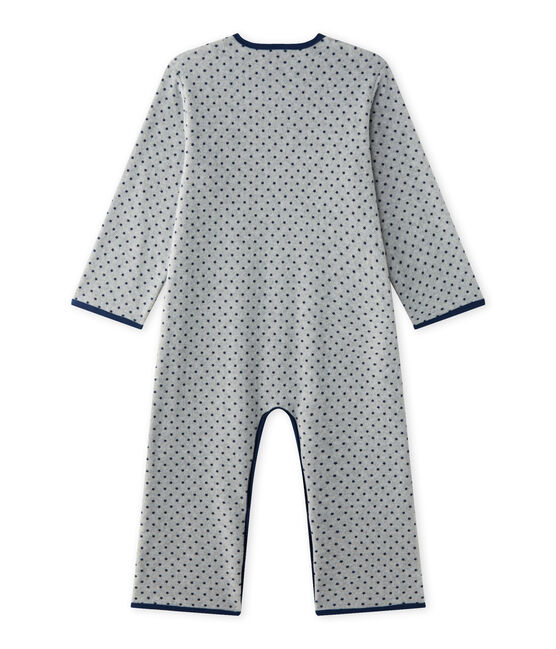 Jungen-Overall aus Fleece grau SUBWAY/blau MEDIEVAL