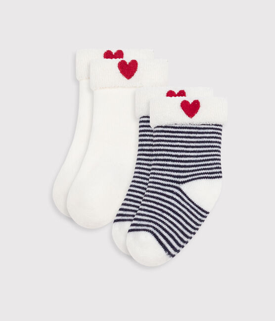 Baby-Sockenset aus bestickter Baumwolle variante 1