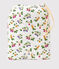 Baby-Badecape und Waschlappen mit Obstmotiv MARSHMALLOW/ BOUDOR/ MULTICO