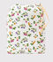 Baby-Badecape und Waschlappen mit Obstmotiv weiss/gelb/vielfarbig