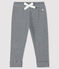 Baby-Hose mit Milleraies-Streifen für Mädchen blau SMOKING/weiss MARSHMALLOW