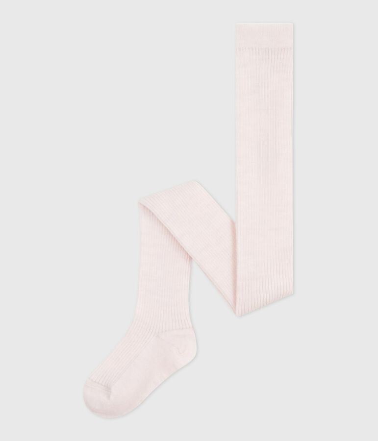 Kinder-Wollstrumpfhose rosa