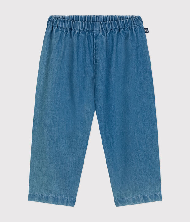 Babyhose aus leichtem Denim blau