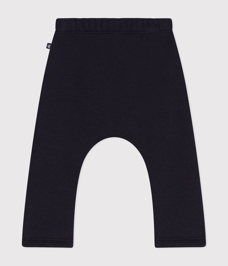 Baby-Hose aus weichem und warmen Molton blau SMOKING