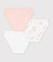 Lot de 3 culottes en coton vielfarbig