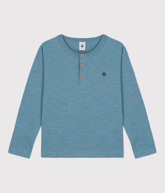 Langärmeliges Kinder-T-Shirt aus Baumwolle für Jungen blau ROVER