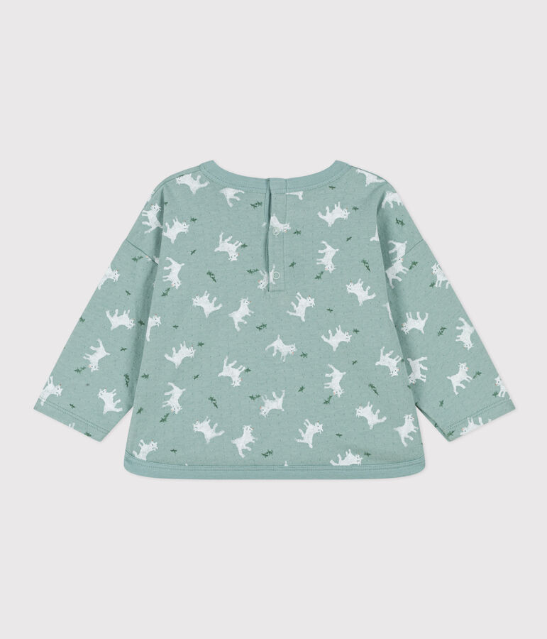 Lang&auml;rmeliges Baby-T-Shirt aus Doppeljersey PAUL/ MULTICO