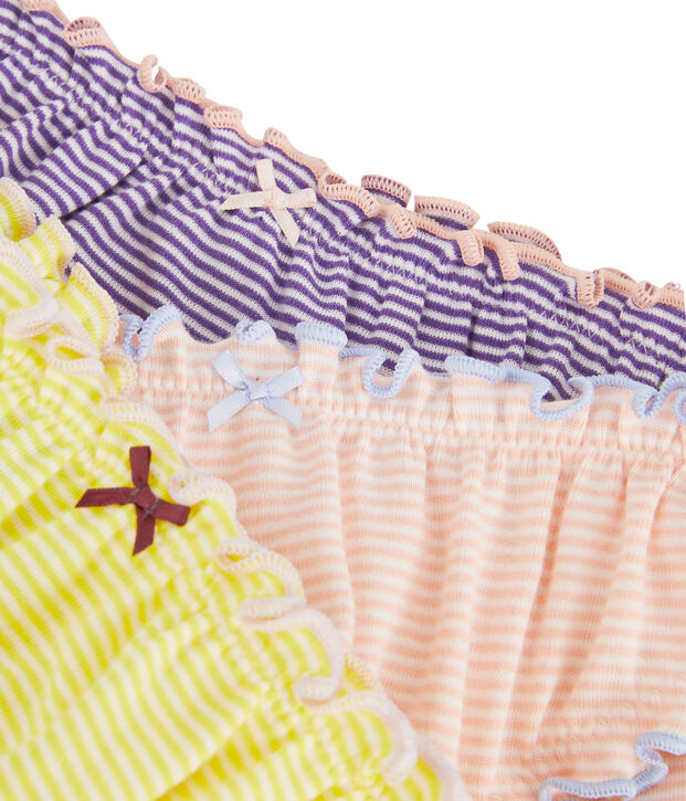 Set mit drei Damenslips vielfarbig
