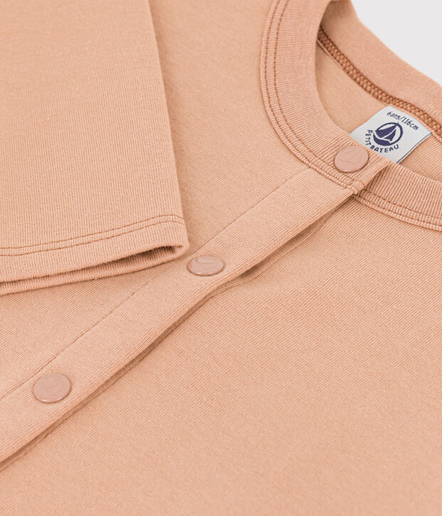 Kinder-Cardigan aus Baumwolle f&uuml;r M&auml;dchen beige