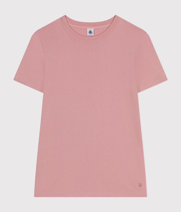Einfarbiges T-Shirt L'Iconique aus Baumwolle f&uuml;r Damen rosa