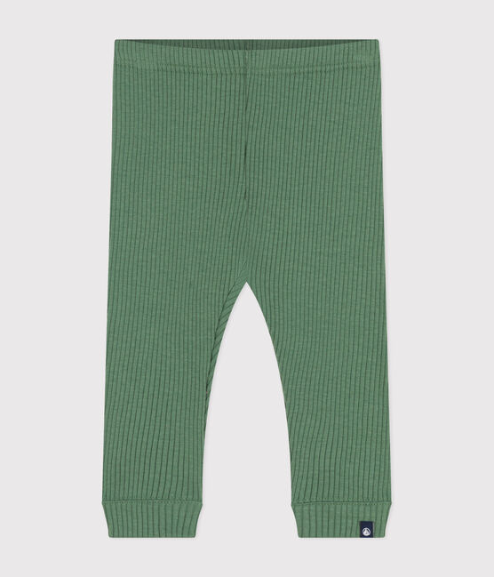 Baby-Leggings aus Baumwolle grün PALMERAIE