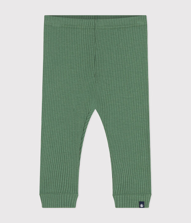 Baby-Leggings aus Baumwolle gr&uuml;n