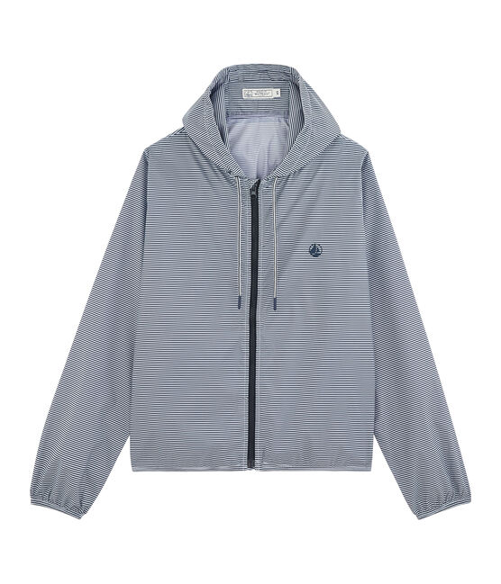 Kurze Windjacke Unisex blau SMOKING/weiss MARSHMALLOW