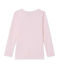T-Shirt, Langarm, für Mädchen aus Wolle und Baumwolle rosa VIENNE/rosa GRETEL