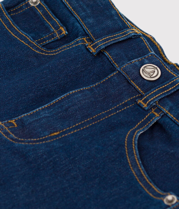 Gerade geschnittene Hose aus Denim f&uuml;r Kinder/Jungen blau