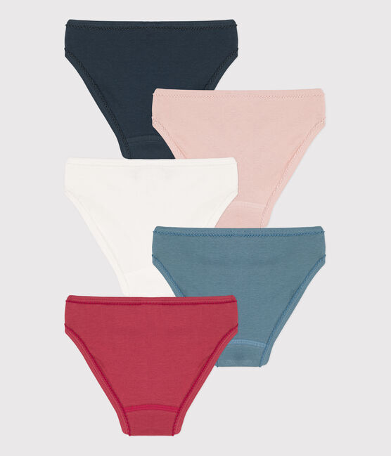 5er-Set Slips aus Baumwolle für Mädchen variante 1