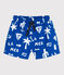 Baby-Badeshorts mit Strandmotiven blau PORCELANA/ MARSHMALLOW
