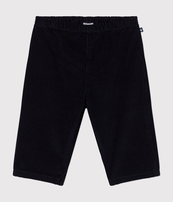 Baby-Hose aus Cord blau SMOKING