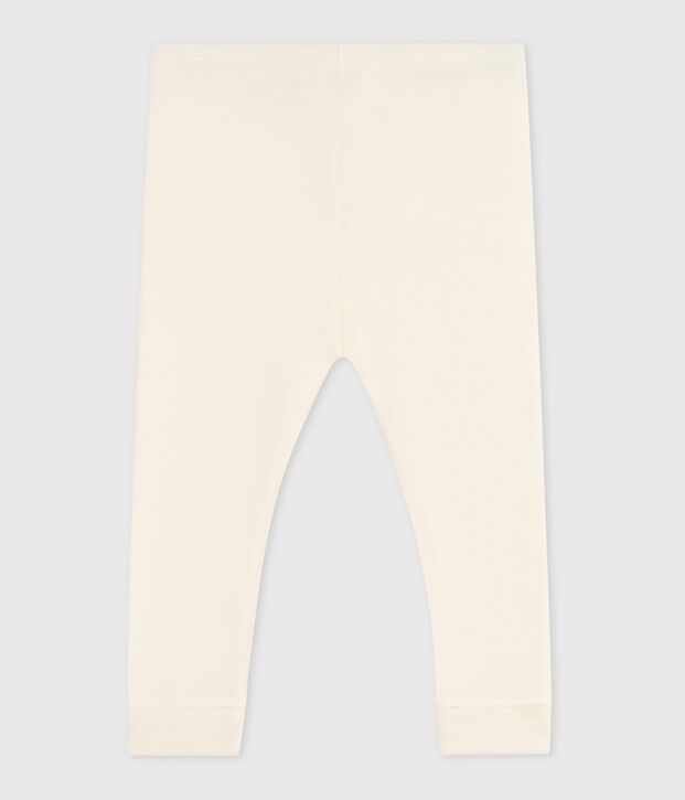 Baby-Leggings aus einfarbiger Baumwolle MILK