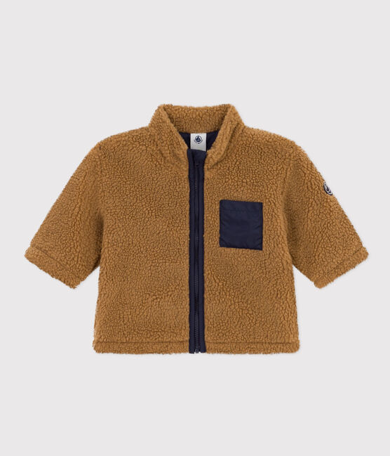 Baby-Jacke aus Sherpa braun BRINDILLE