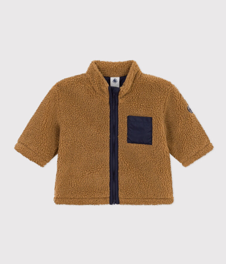 Baby-Jacke aus Sherpa braun